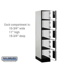 Load image into Gallery viewer, Salsbury Industries Designer Wood Locker — Box Style — 5 Tier, 1 Wide YourLockerStore