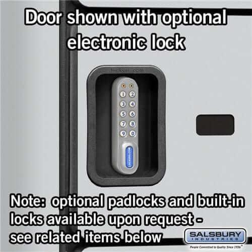 Salsbury Industries Designer Wood Locker — Box Style — 6 Tier, 1 Wide YourLockerStore