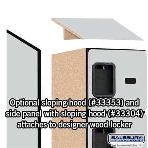 Salsbury Industries Designer Wood Locker — Box Style — 6 Tier, 1 Wide YourLockerStore