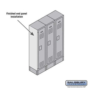 Salsbury Industries Finished End Panels — Metal Lockers YourLockerStore