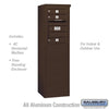 Salsbury Industries Free-Standing 4C Horizontal Mailbox with USPS Access — 6 Door High [3 Doors] 3906S-03ZFU 820996624413 YourLockerStore