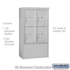 Salsbury Industries Free-Standing 4C Horizontal Parcel Locker with USPS Access — 10 Door High [4 Parcel Lockers] 3910D-4PAFU 820996604774 YourLockerStore