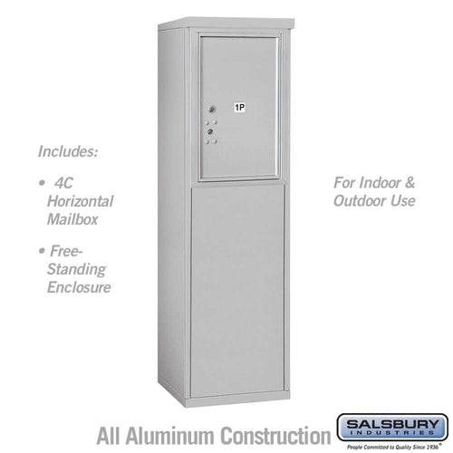 Salsbury Industries Free-Standing 4C Horizontal Parcel Locker with USPS Access — 6 Door High [1 Parcel Locker] 3906S-1PAFU 820996601452 YourLockerStore