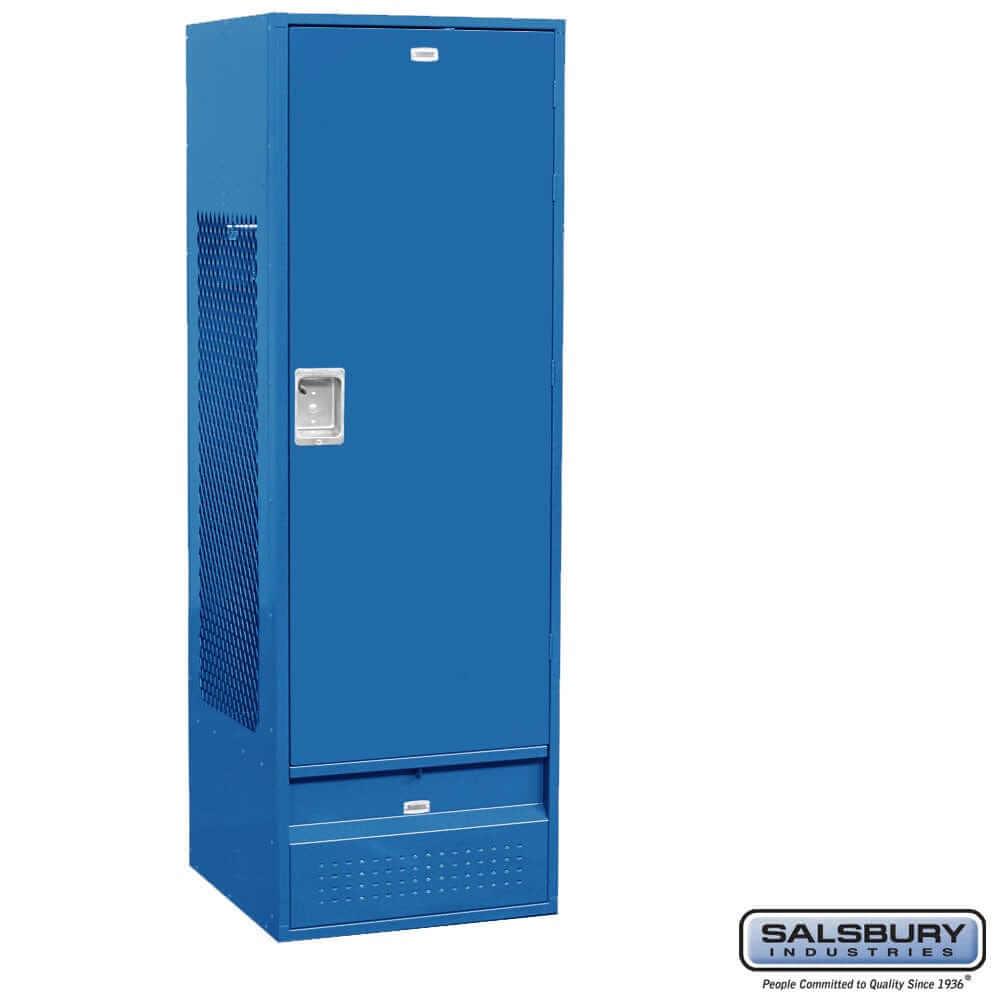 Metal Lockers: Standard Gear Steel Locker - Blue - Salsbury Industries