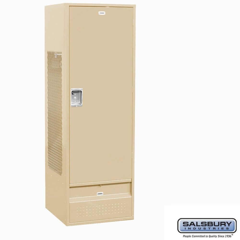 Metal Lockers: Standard Gear Steel Locker - Tan - Salsbury Industries