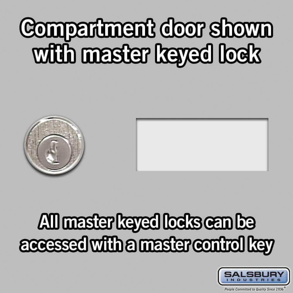 Salsbury Industries Heavy Duty Aluminum Locker — 5 Tier, 4 Wide [20 A Doors] YourLockerStore