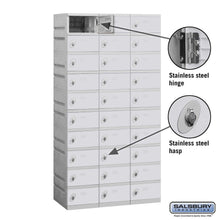 Load image into Gallery viewer, Salsbury Industries High Grade ABS Plastic Locker — Box Style — 10 Tier, 3 Wide YourLockerStore