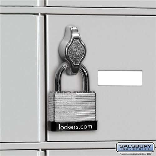 Salsbury Industries Key Padlock with Built-in Hasp [Cell Phone Locker Door] 19925 YourLockerStore