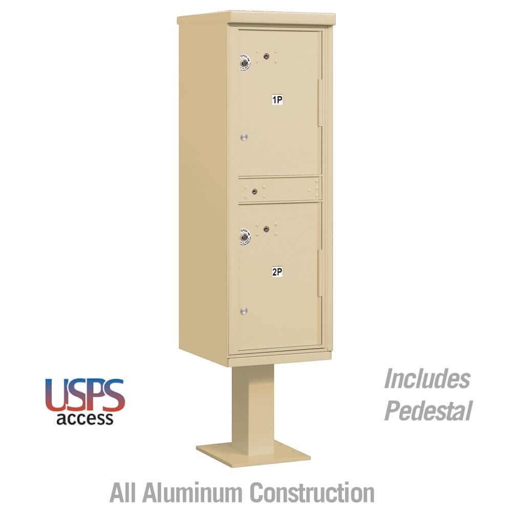 Salsbury Industries Outdoor Parcel Locker with USPS Access — Type I — 2 Compartments 3302SAN-U 820996443564 YourLockerStore
