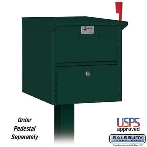 Salsbury Industries Roadside Mailbox 4325GRN 820996100115 YourLockerStore