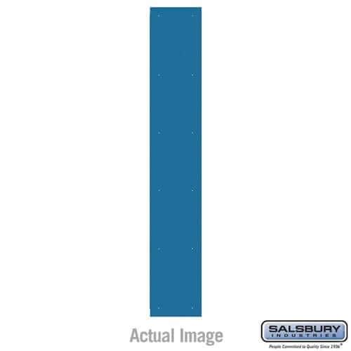 Salsbury Industries Salsbury Finished End Panel - for 6 Feet High 18 Inch Deep Metal Locker - Gray 77368GY 820996480682 YourLockerStore