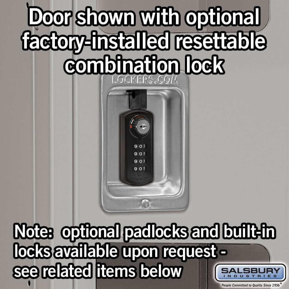 Salsbury Industries See-Through Steel Locker — 1 Tier, 3 Wide YourLockerStore