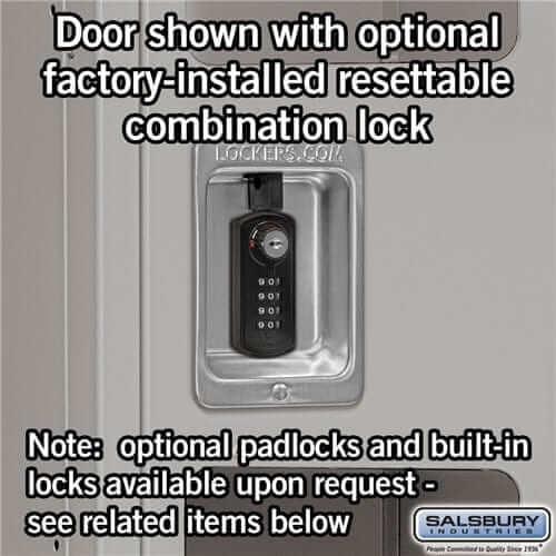 Salsbury Industries See-Through Steel Locker — 3 Tier, 1 Wide YourLockerStore