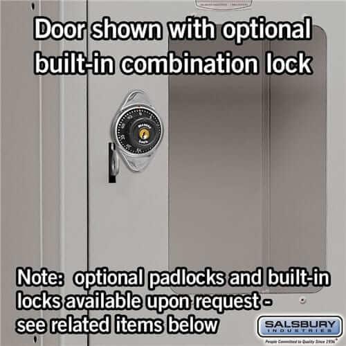 Salsbury Industries See-Through Steel Locker — 4 Tier, 1 Wide YourLockerStore