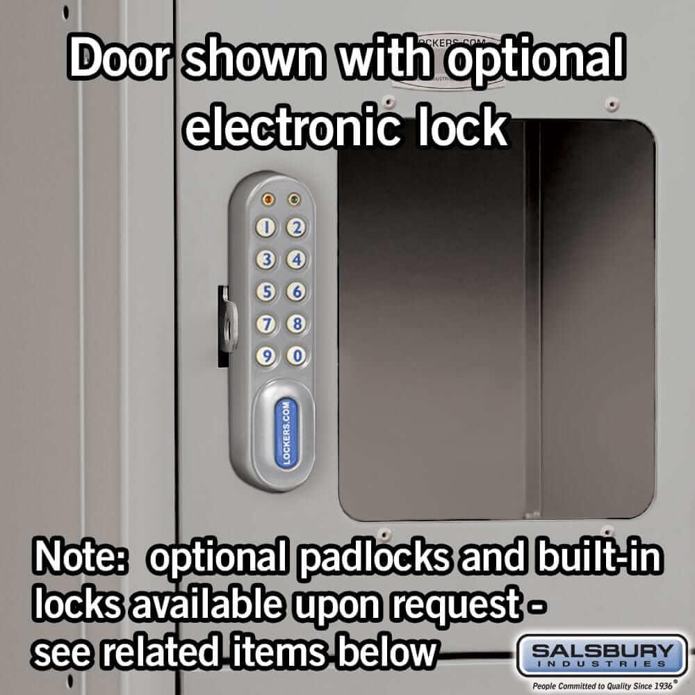 Salsbury Industries See-Through Steel Locker — Box Style — 5 Tier, 1 Wide YourLockerStore