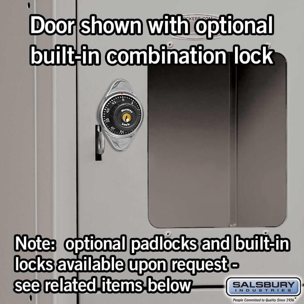 Salsbury Industries See-Through Steel Locker — Box Style — 6 Tier, 1 Wide YourLockerStore