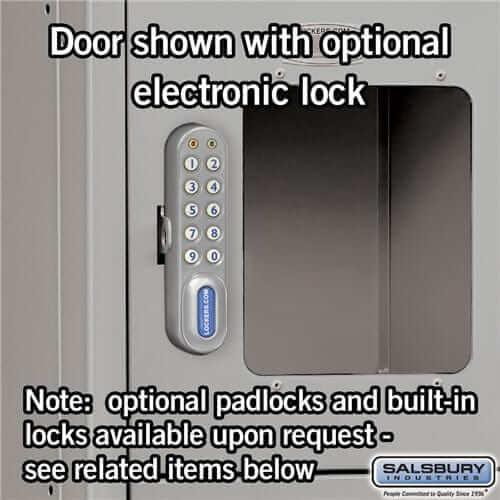 Salsbury Industries See-Through Steel Locker — Box Style — 6 Tier, 3 Wide YourLockerStore