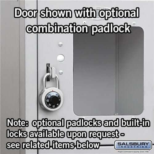 Salsbury Industries See-Through Steel Locker — Bridge Style — 6 Tier [16 Boxes] YourLockerStore