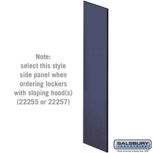 Load image into Gallery viewer, Salsbury Industries Side Panels with sloping hood — Designer Wood Lockers 33309BLU 820996541314 YourLockerStore