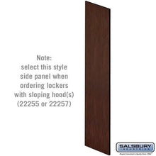 Load image into Gallery viewer, Salsbury Industries Side Panels with sloping hood — Designer Wood Lockers 33309MAH 820996541352 YourLockerStore