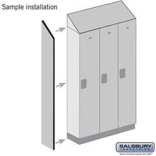 Load image into Gallery viewer, Salsbury Industries Side Panels with sloping hood — Designer Wood Lockers YourLockerStore