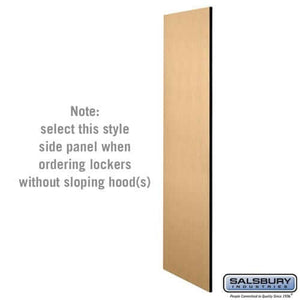 Salsbury Industries Side Panels without sloping hood — Designer Wood Lockers 33330MAP 820996541390 YourLockerStore