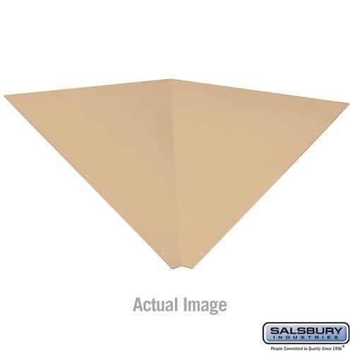Salsbury Industries Sloping Hood Corner Filler — Metal Lockers 77872TN 820996447302 YourLockerStore