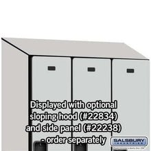 Load image into Gallery viewer, Salsbury Industries Sloping Hoods — Designer Wood Lockers YourLockerStore