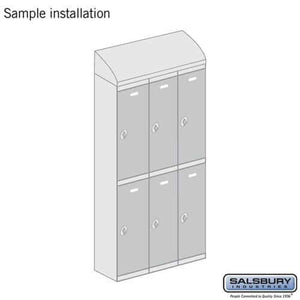 Salsbury Industries Sloping Hoods — High Grade ABS Plastic Lockers 99953 820996445360 YourLockerStore