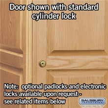 Load image into Gallery viewer, Salsbury Industries Solid Oak Executive Wood Locker — 2 Tier, 1 Wide YourLockerStore