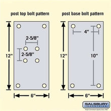 Load image into Gallery viewer, Salsbury Industries Standard Pedestal — Bolt Mounted [Mail Package Drop] YourLockerStore