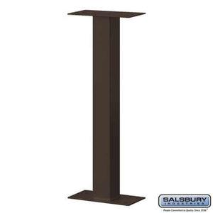 Salsbury Industries Standard Pedestal — Bolt Mounted [Roadside Mailbox and Mail Chest] 4365BRZ YourLockerStore