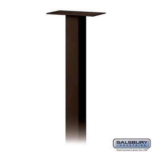 Salsbury Industries Standard Pedestal — In-Ground Mounted 4385BRZ YourLockerStore