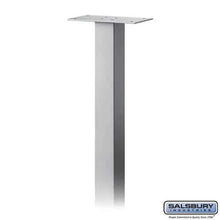 Load image into Gallery viewer, Salsbury Industries Standard Pedestal — In-Ground Mounted 4385SLV 820996100184 YourLockerStore