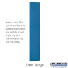 Load image into Gallery viewer, Salsbury Industries Vertical Front Filler — Metal Lockers 77859BL 820996447197 YourLockerStore