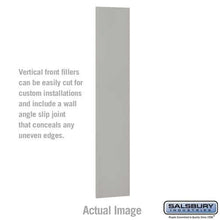 Load image into Gallery viewer, Salsbury Industries Vertical Front Filler — Metal Lockers 77859GY 820996447173 YourLockerStore