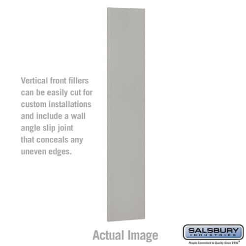 Salsbury Industries Vertical Front Filler — Metal Lockers 77859GY 820996447173 YourLockerStore