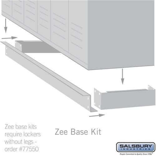 Salsbury Industries Zee Base Kit — Metal Lockers YourLockerStore